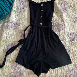 Strapless Romper